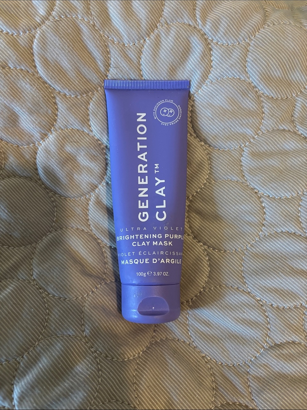 Generation Clay Brightening Ultra Violet Clay Mask - Purple Tube